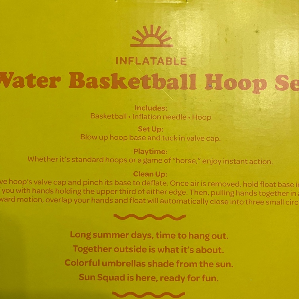 Inflatable Water Basketball Pool Game - Picture 6 of 6